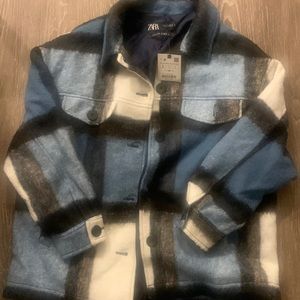 ZARA | PLAID SHACKET NWT